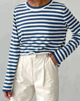 Lumi | Gestreepte zachte longsleeve