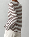 Lumi | Gestreepte zachte longsleeve