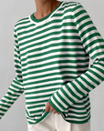 Lumi | Gestreepte zachte longsleeve