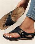 Yara | Sandalen met ergonomische zool en comfortabele sleehak