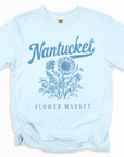 Nantucket Flower Market - Comfort Colors Relaxed Fit Premium T-shirt