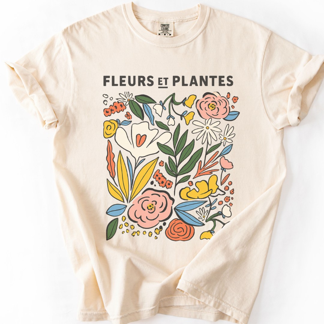 Bloemen En Planten - Comfort Colors Relaxed Fit Premium T-shirt