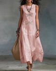 Everdien | Mouwloze Maxi Jurk
