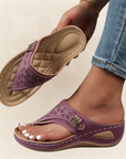 Yara | Sandalen met ergonomische zool en comfortabele sleehak