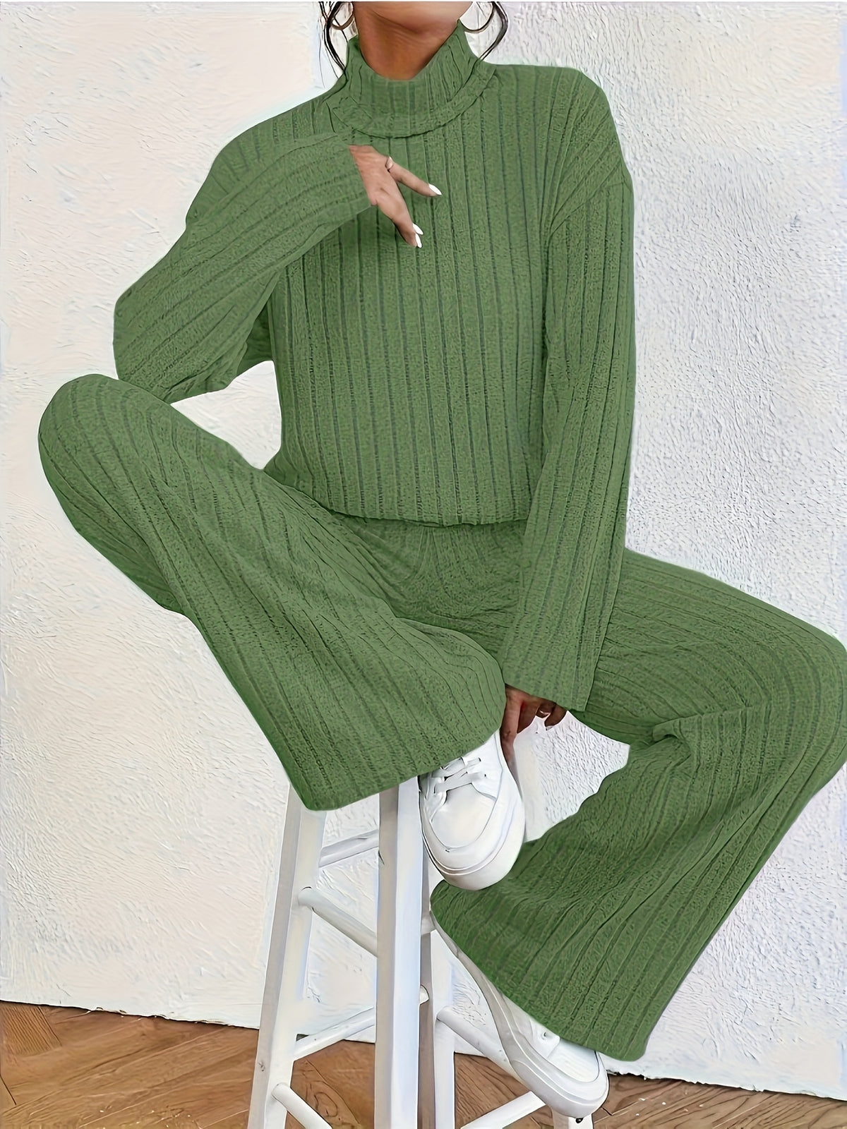 Meike | Tweedelige Set met Wijde Broek
