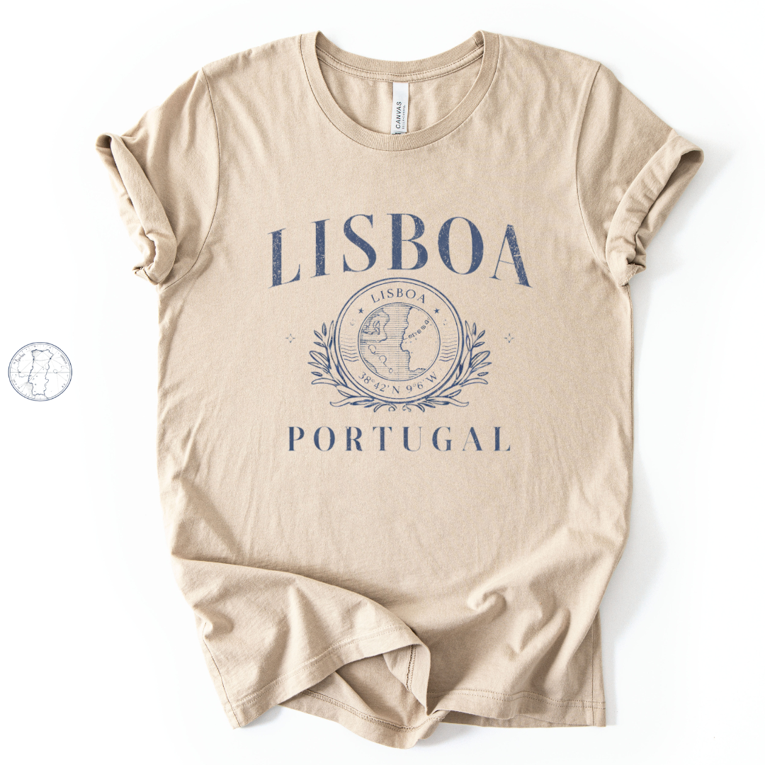 Lissabon Portugal - Bella Canvas Super Zachte Standaard Fit T-Shirt