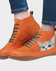 Felina - Leren laarzen voor kattenliefhebbers