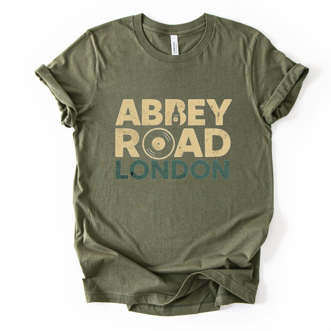 Abbey Road Londen - Bella Canvas Super Zachte Standaard Pasvorm T-Shirt