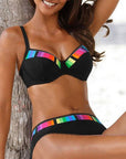 Split-Bikini met kleurverloop