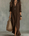 Trudy | Flatterende Maxi Jurk