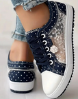 Mireille | Elegante Bloemen Sneakers