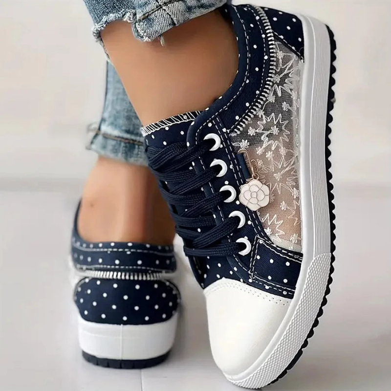 Mireille | Elegante Bloemen Sneakers
