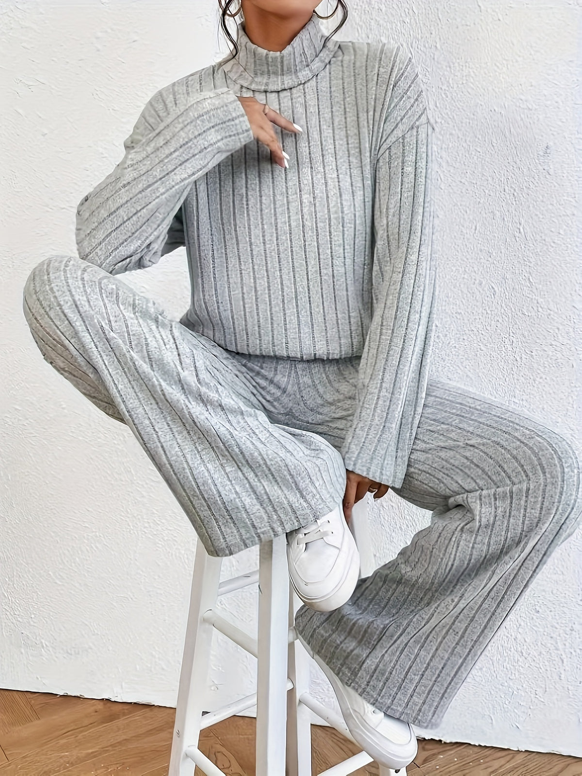 Meike | Tweedelige Set met Wijde Broek