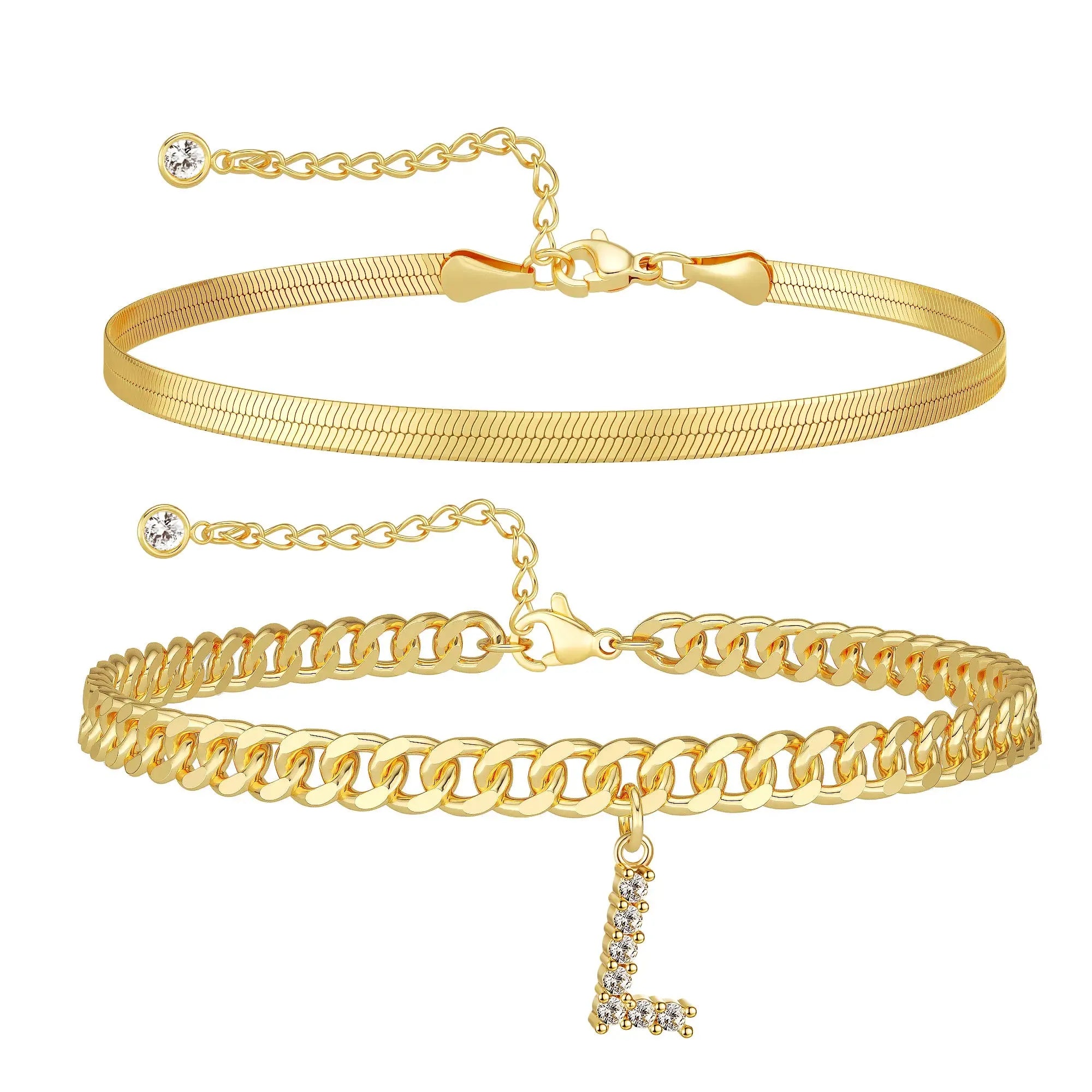 Ariane - Enkelketting met letter - een ideaal cadeau!