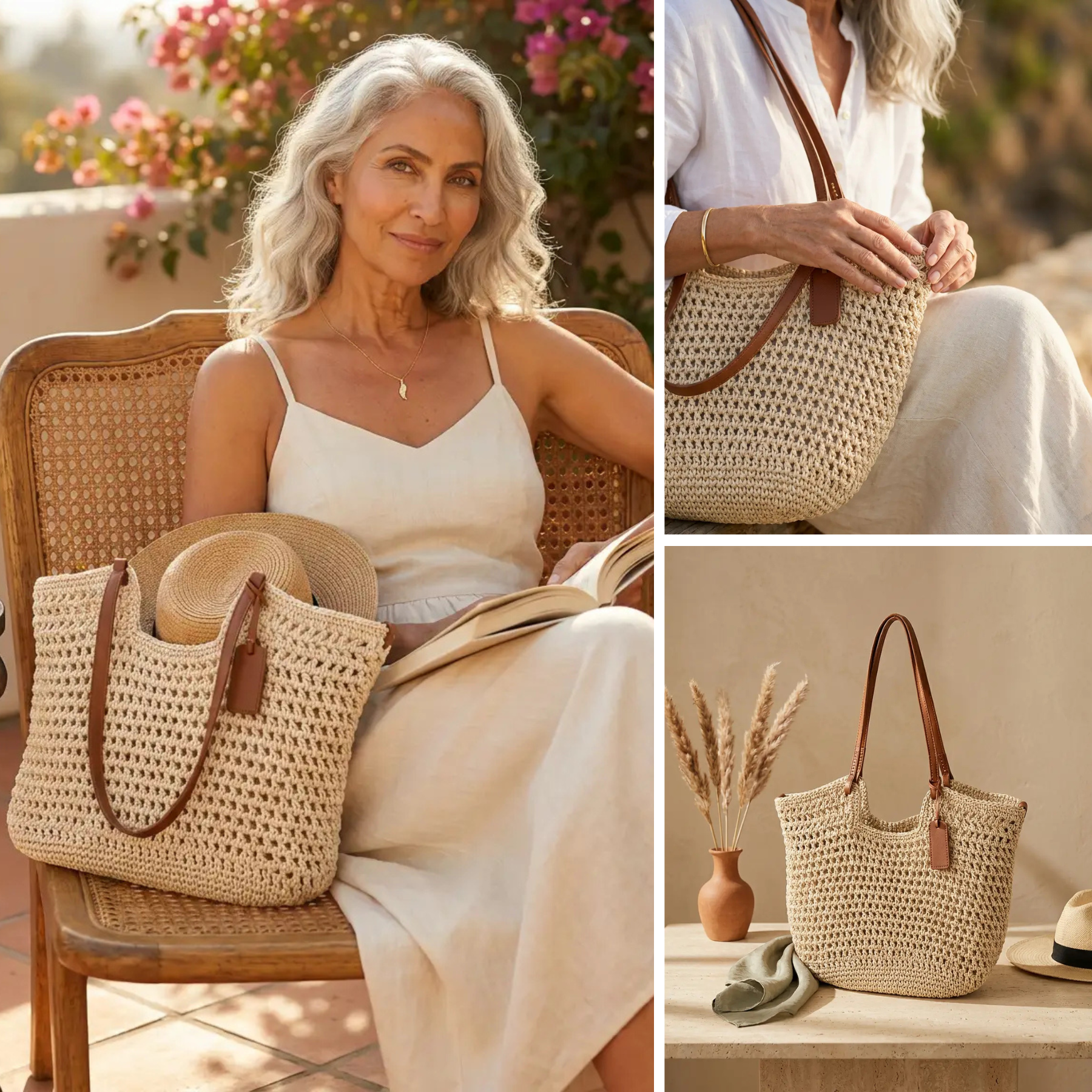 Yfke | De Handgeweven Haak Tote Bag