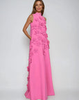 Sofieke - 3D Bloemen Maxi Jurk