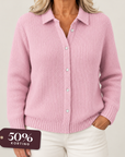 Amber – Dé gebreide cardigan met knoopsluiting
