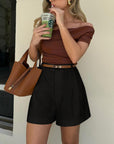 Marloes - Stijlvolle high waist short