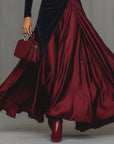Lian | Lange bicolor jurk