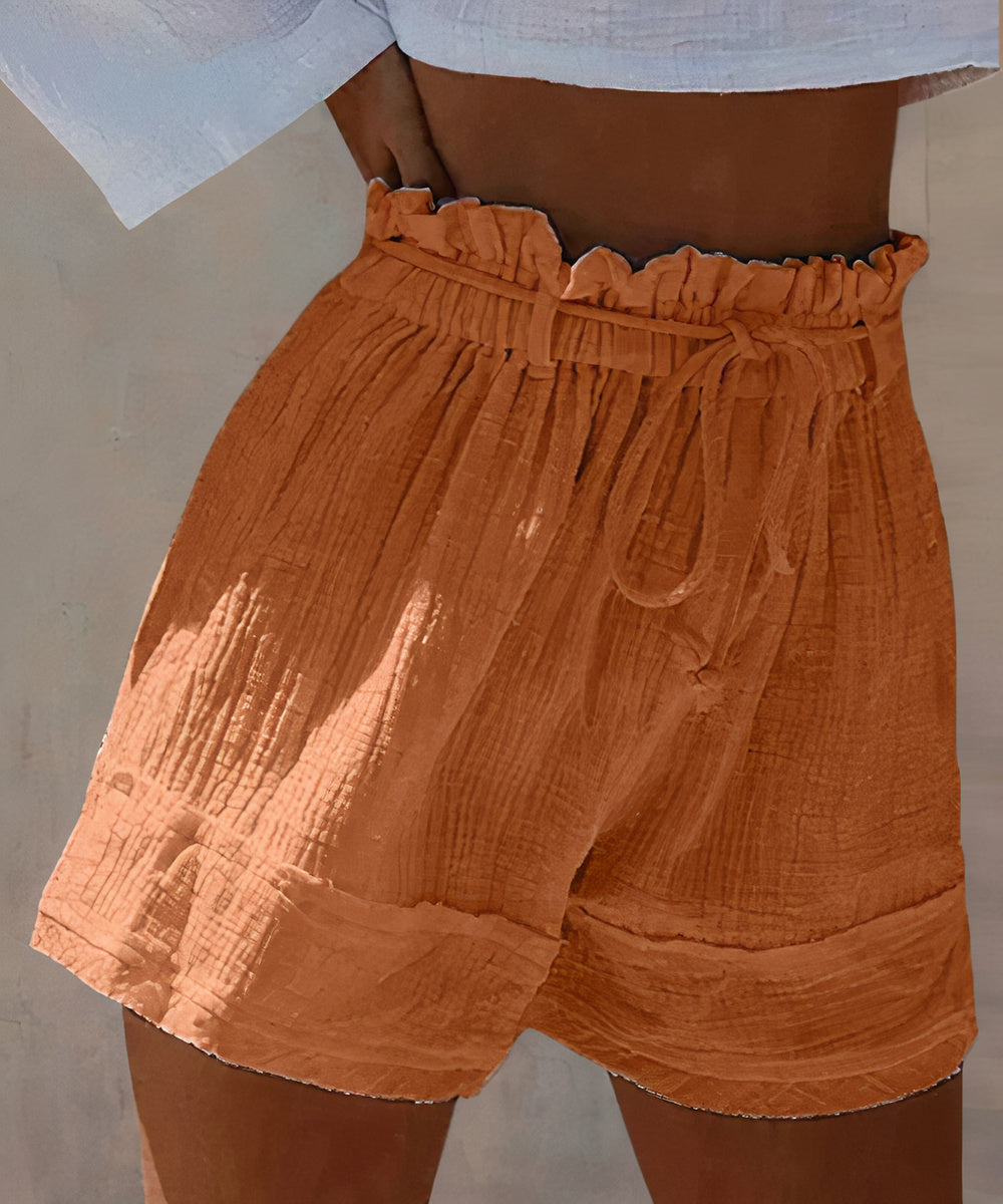 Daphne - Luchtige paperbag short