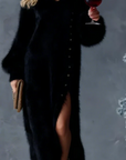 Cindi - Zachte fleece jurk.