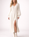 Cindi - Zachte fleece jurk.