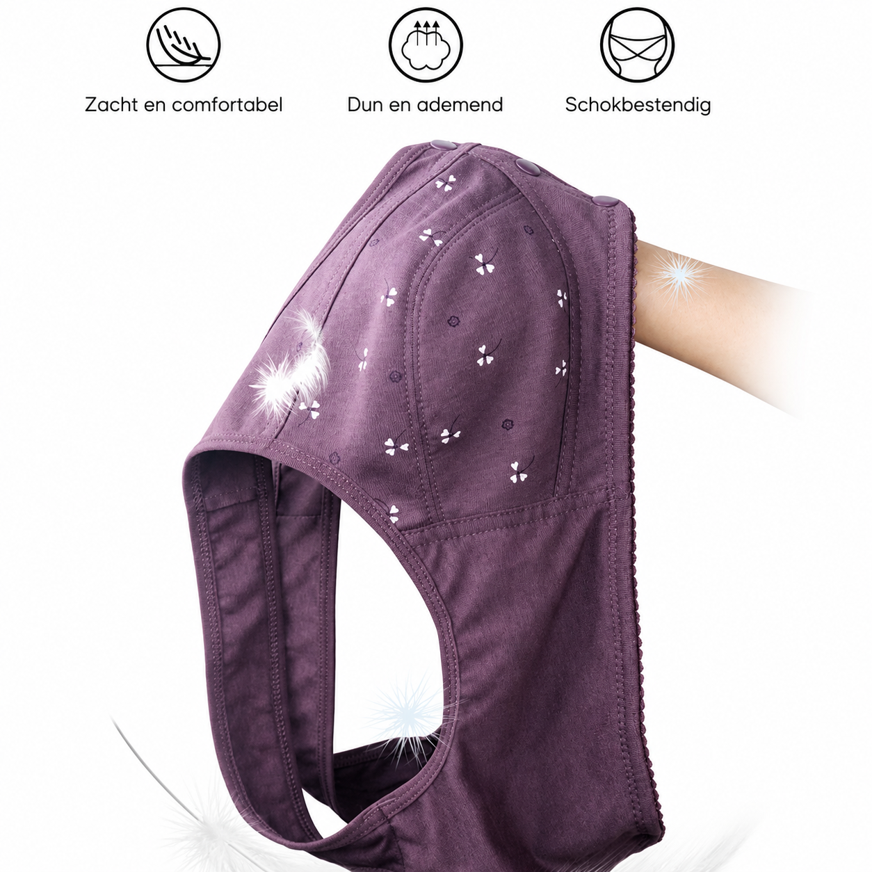 Isolde | Senioren bh met voorsluiting - 1+1 Gratis!