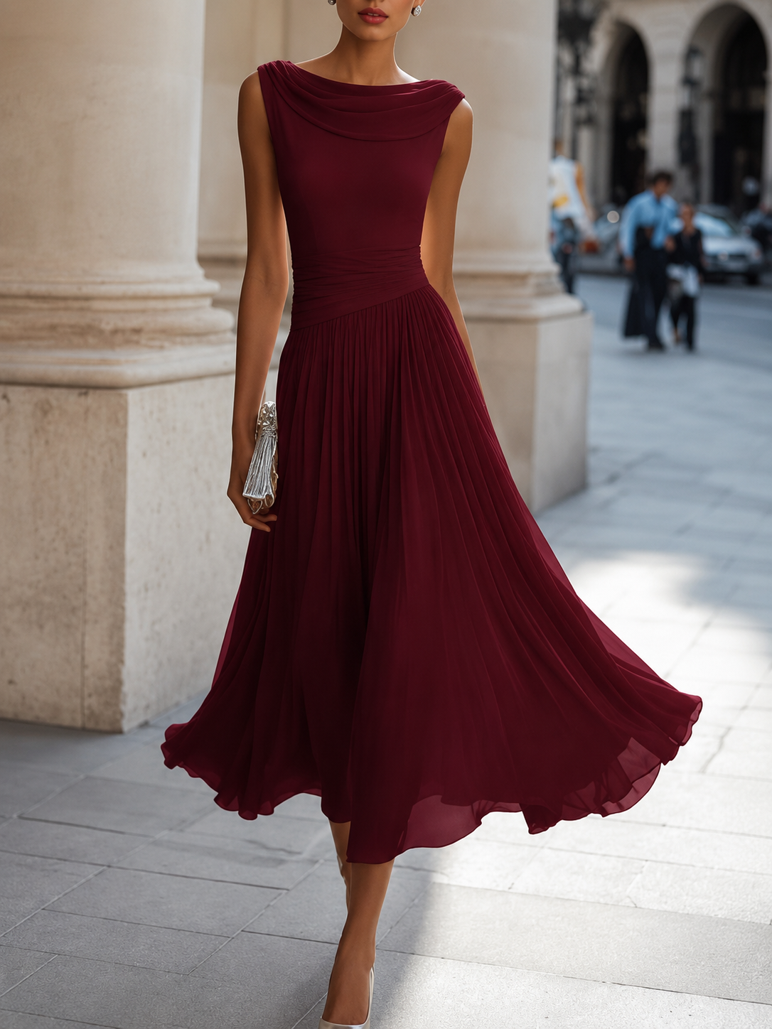 NATALIA | Midi-jurk