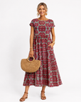 Florene | Zomerjurk met korte mouwen