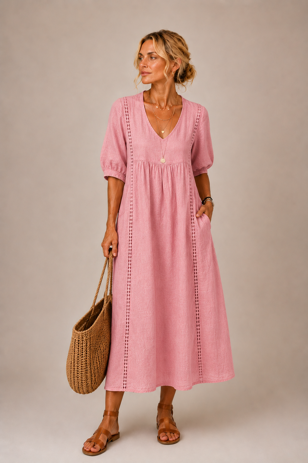 Carlijn | Midi Zomerjurk