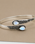 Rebecca - Vintage zilveren armband met agaat