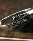 Rebecca - Vintage zilveren armband met agaat