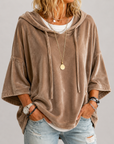Wies – Luxe Oversized Fluwelen Hoodie