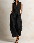Emilia - Praktische Cargo Jumpsuit met Zakken
