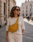 Luce | Schoudertas Okergeel