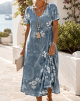 Amalia | Vintage Bloemenprint Jurk