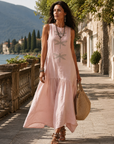 Everdien | Mouwloze Maxi Jurk