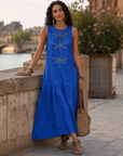 Everdien | Mouwloze Maxi Jurk