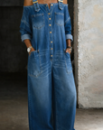 Sophia | Denim jurk met blote schouders