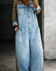 Amanda | Denim jumpsuit met lange mouwen