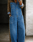 Amanda | Denim jumpsuit met lange mouwen