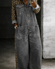 Amanda | Denim jumpsuit met lange mouwen