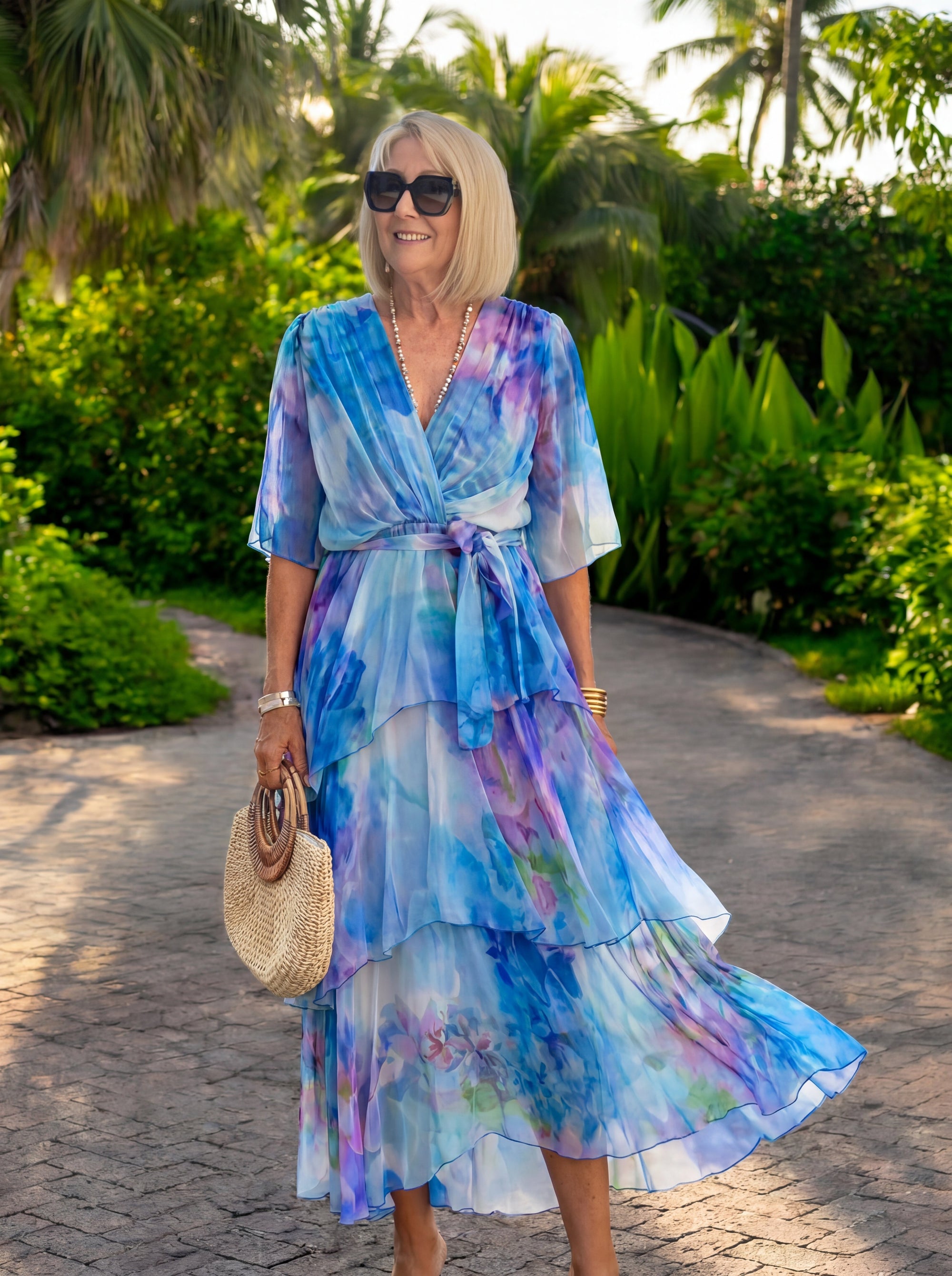 Casar – Elegante chiffon jurk