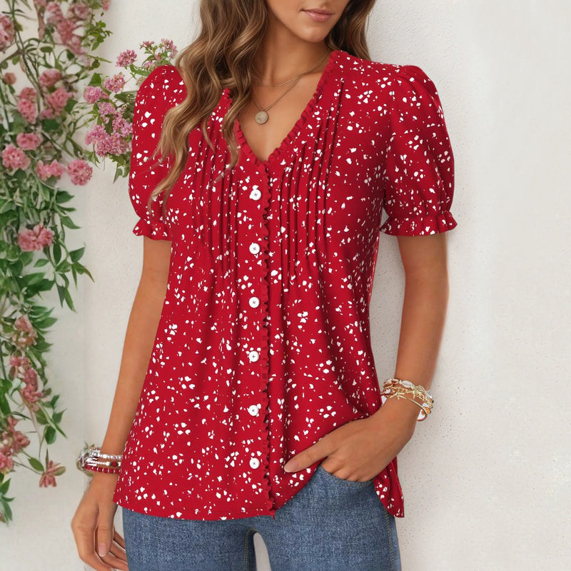 Frederique - Vintage Casual Blouse