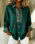 Fabiënne | Blouse Met Pauwprint