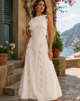 Della | Elegante Maxi Jurk met Borduursels