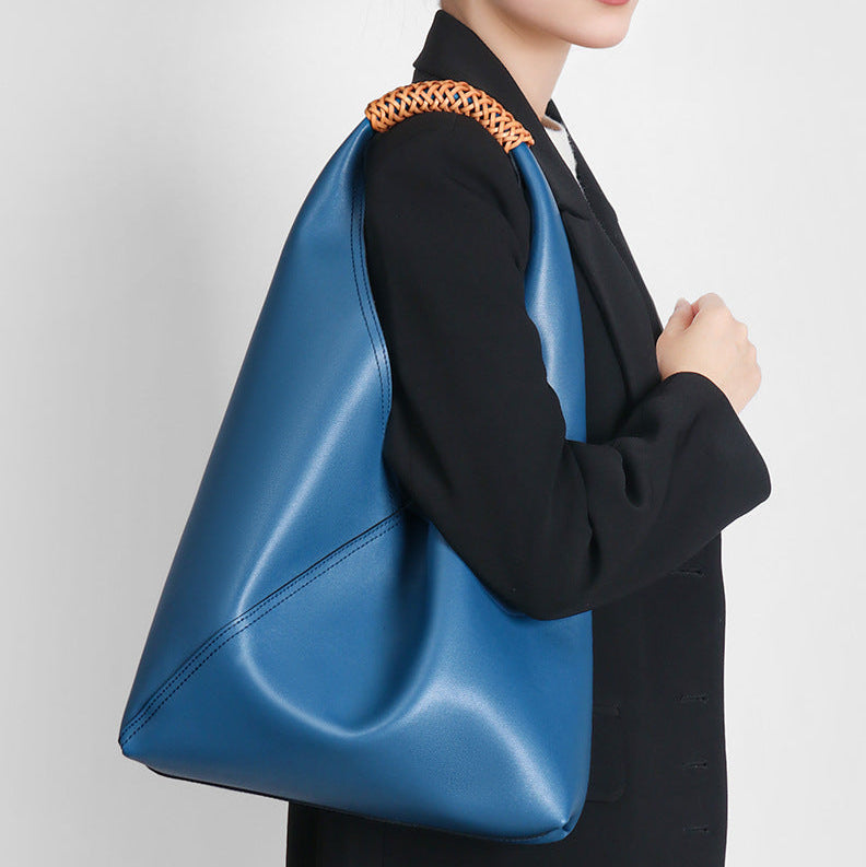 Doutzen | Luxe Handtas met Gevlochten Handvat