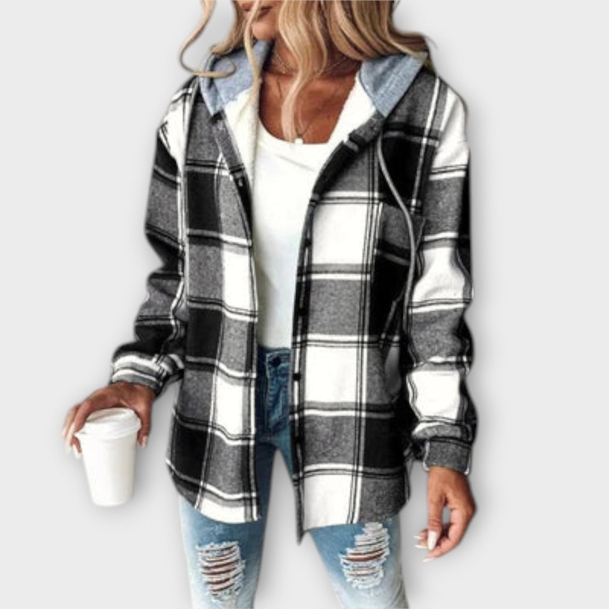 Sara™ | Casual top met capuchon