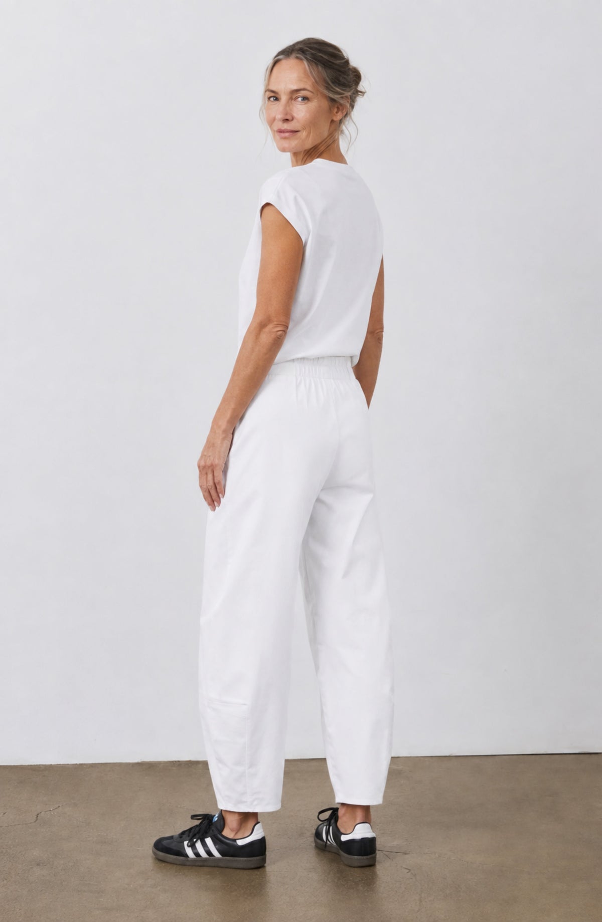 Grietje | Comfortabele Barrel Broek met Hoge Taille