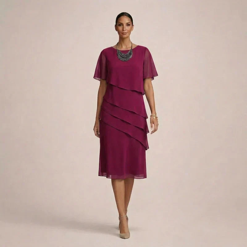 MARA | Elegante Rimpeljurk met Flatterend Comfort
